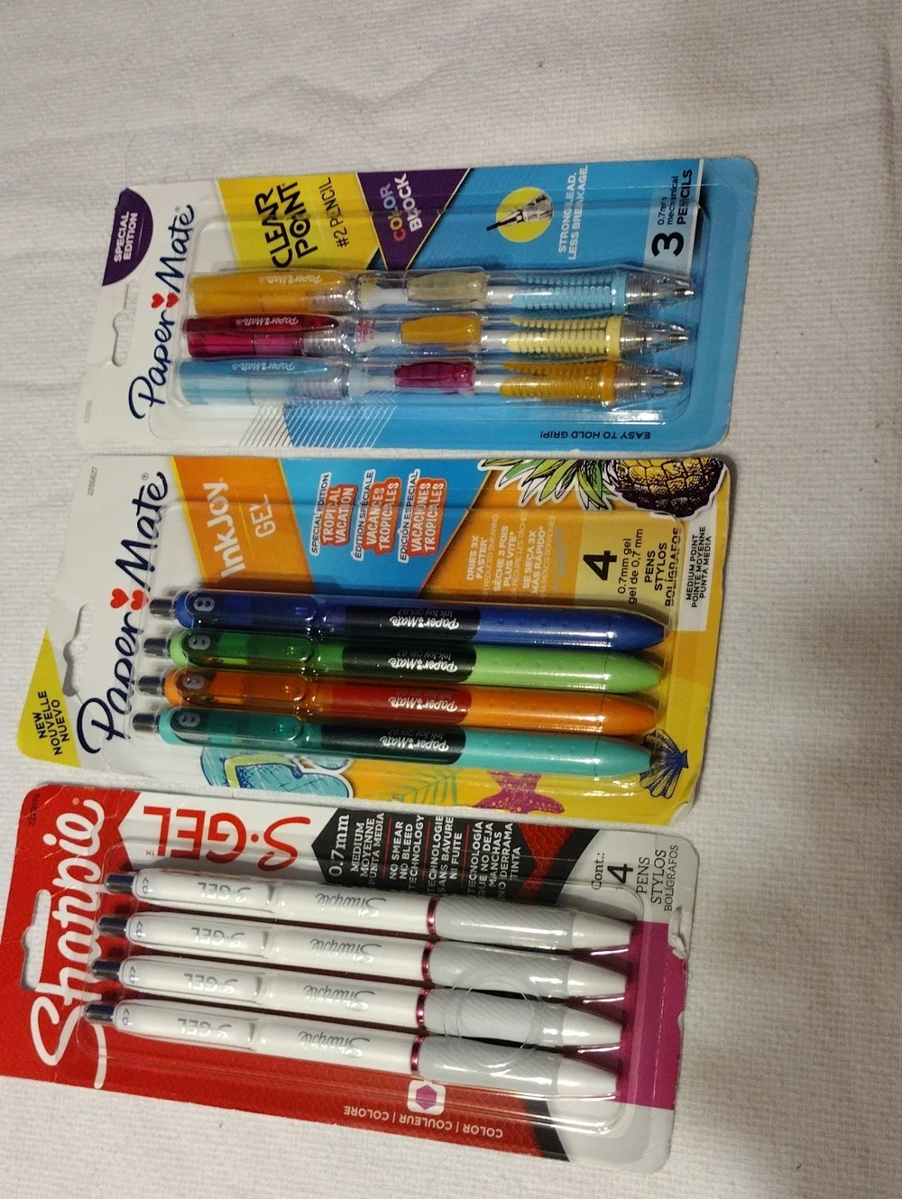 Multicolor Gel Pen & Pencils Set